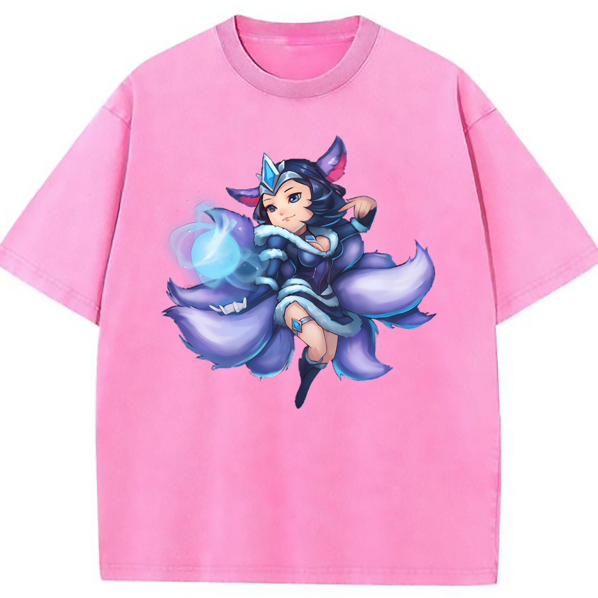 （画像用） リーグ・オブ・レジェンド League of Legends LOL 綿100% ヴィンテージ風 半袖Tシャツ（フロントプリント）
